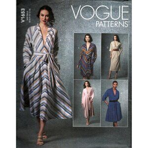 Vogue V1653 Misses 6 to 14 Loose Fitting Dress Uncut Sewing Pattern